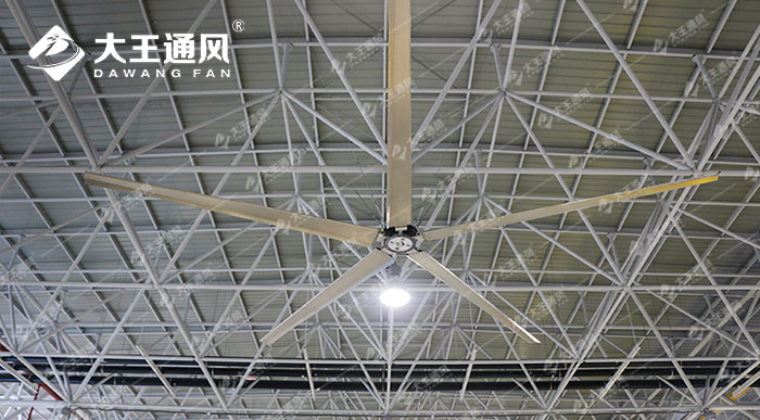 品牌汽车制造车间大型工业风扇