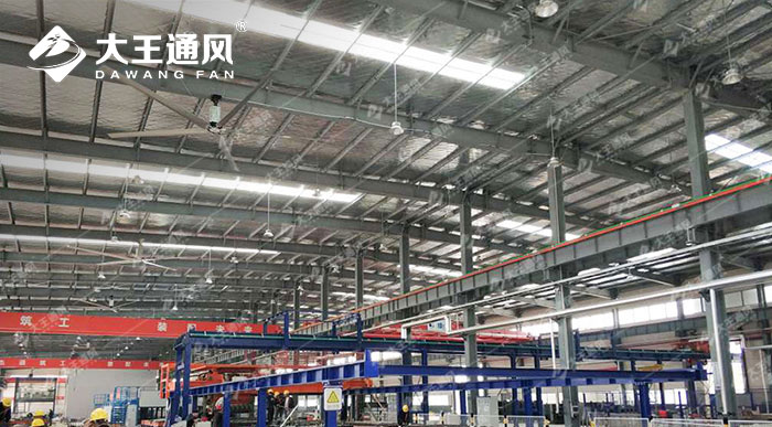 山东某制造车间工业大吊扇