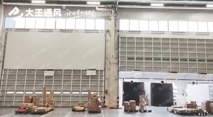 大王通风联手顺丰打造舒适仓储空间