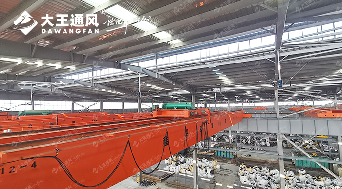 大王通风入驻江阴方圆环锻法兰生产工厂