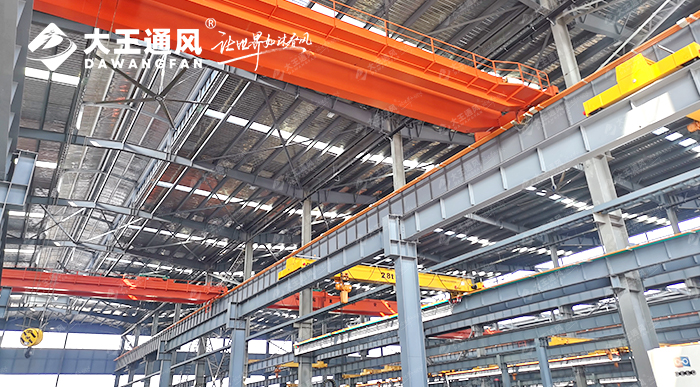 大王通风入驻江阴方圆环锻法兰生产工厂
